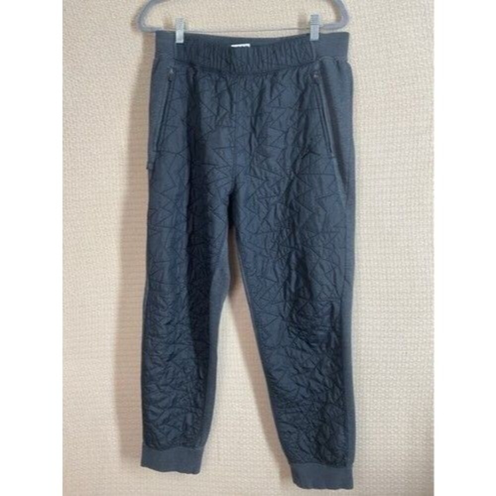 Nike Air Jordan Black Jumpman Fleece Quilted Tapered‎ Joggers Men Size XL Rare